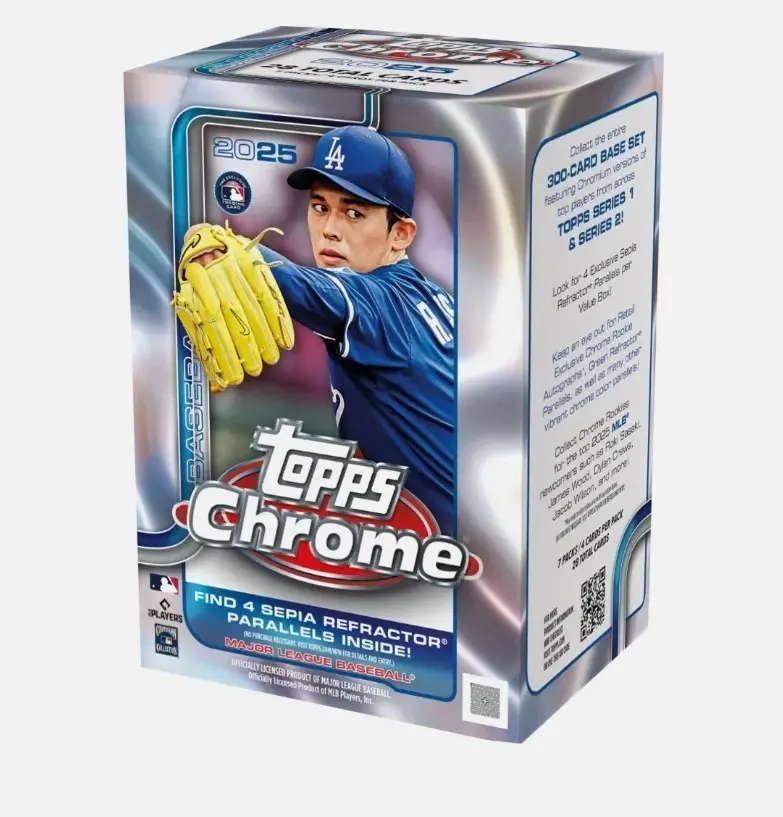 Topps 2025 Topps Chrome Baseball Blaster Box - Kingslayer Games