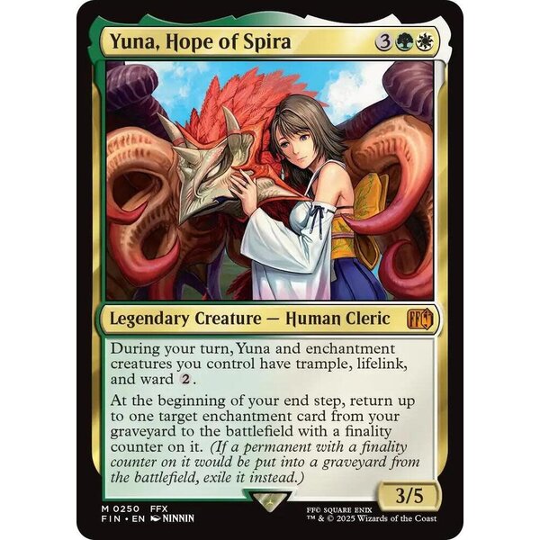 Magic: The Gathering Yuna, Hope of Spira (250) Lightly Played