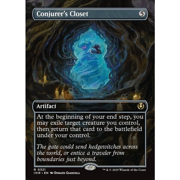 Magic: The Gathering Conjurer's Closet (Borderless) (321) Lightly Played