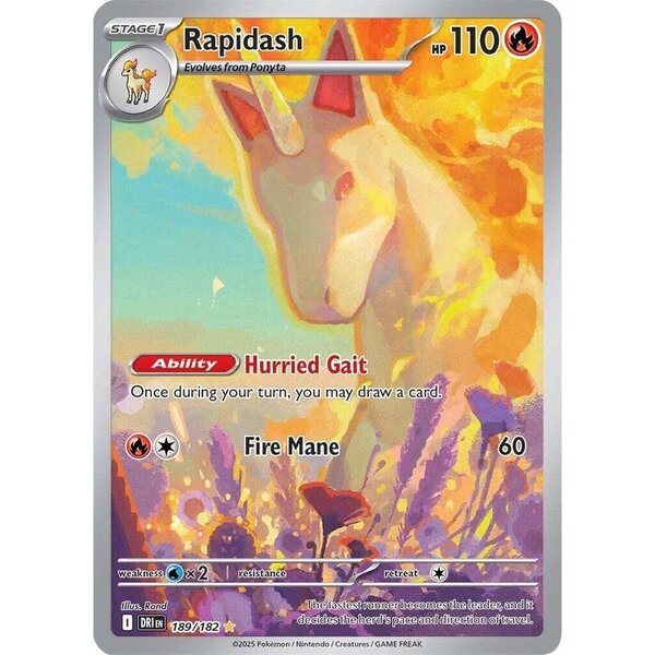Pokemon Rapidash (189) Lightly Played Holofoil
