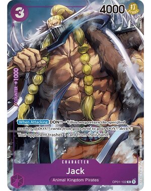 Bandai Jack (Parallel) (OP01-102) Lightly Played