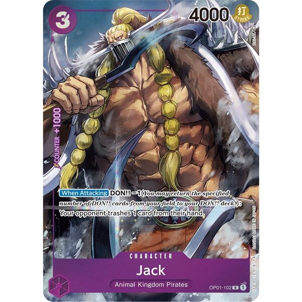 Bandai Jack (Parallel) (OP01-102) Lightly Played