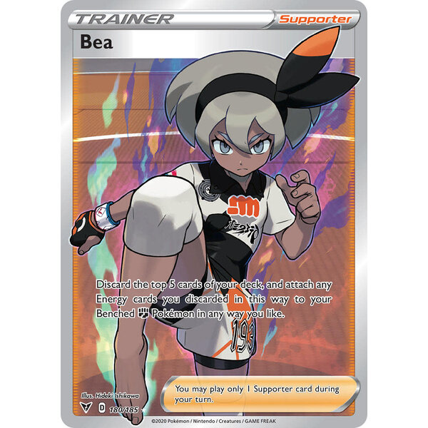 Pokemon Bea (Full Art) (180) Lightly Played Holofoil