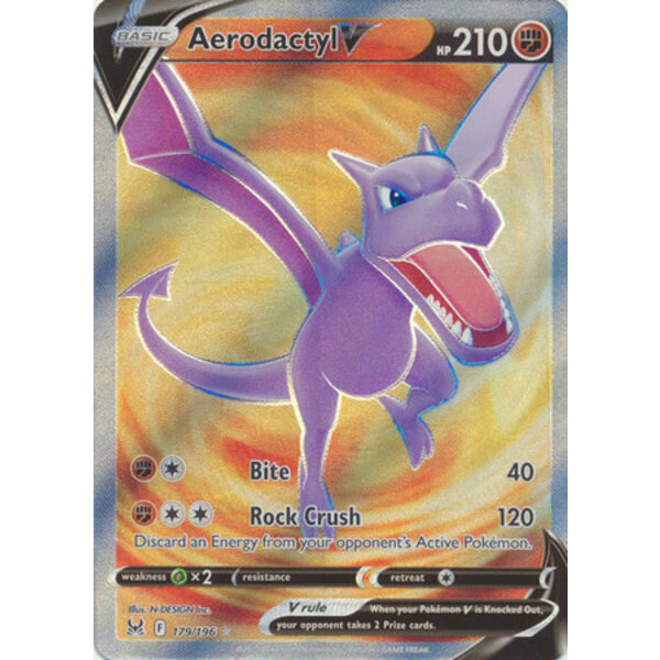 Pokemon Aerodactyl V (Full Art) (179) Lightly Played Holofoil