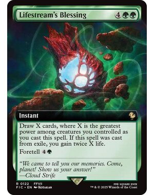 Magic: The Gathering Lifestream's Blessing (Extended Art) (122) Lightly Played Foil