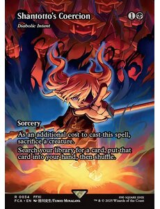 Magic: The Gathering Shantotto's Coercion - Diabolic Intent (Showcase) (034) Lightly Played
