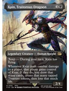 Magic: The Gathering Kain, Traitorous Dragoon (Borderless) (316) Lightly Played
