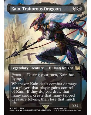 Magic: The Gathering Kain, Traitorous Dragoon (Borderless) (316) Lightly Played