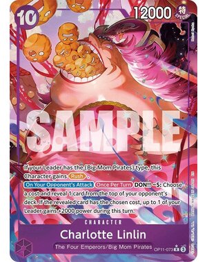 Bandai Charlotte Linlin (Alternate Art) (OP11-073) Lightly Played