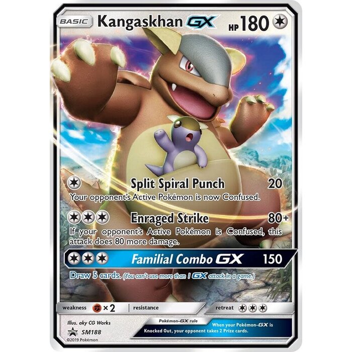 Pokemon Kangaskhan GX (SM188) Lightly Played Holofoil