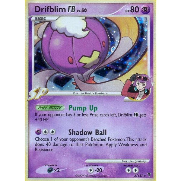 Pokemon Drifblim FB (003) Lightly Played Holofoil