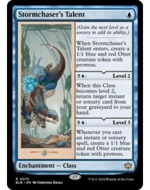 Magic: The Gathering Stormchaser's Talent (075) Lightly Played