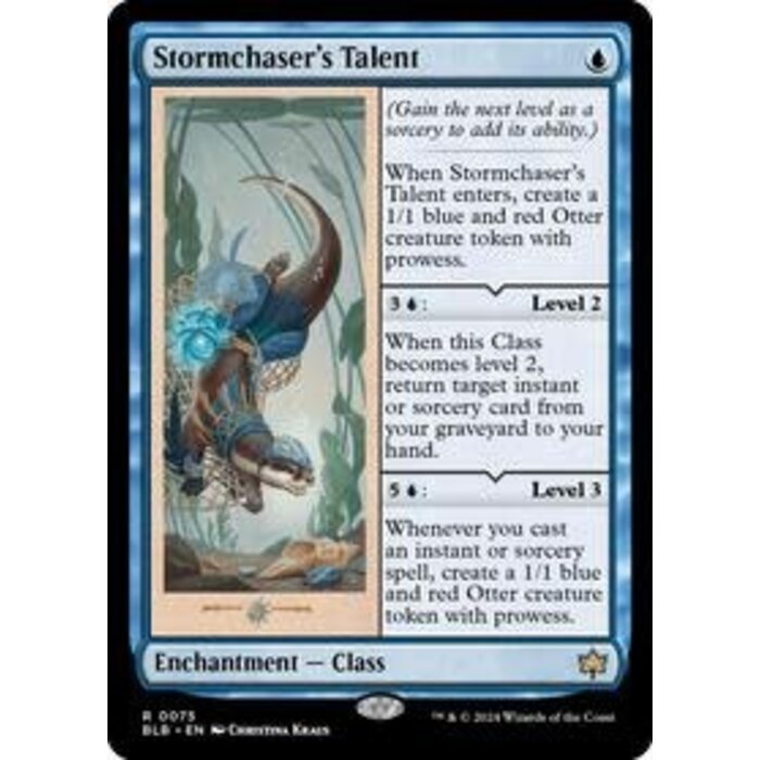 Magic: The Gathering Stormchaser's Talent (075) Lightly Played
