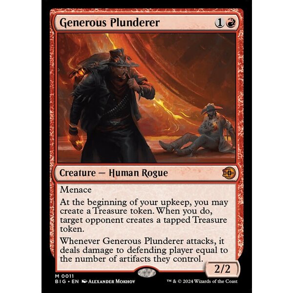 Magic: The Gathering Generous Plunderer (011) Lightly Played