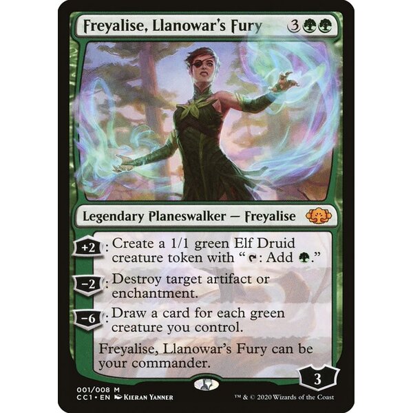 Magic: The Gathering Freyalise, Llanowar's Fury (001) Lightly Played