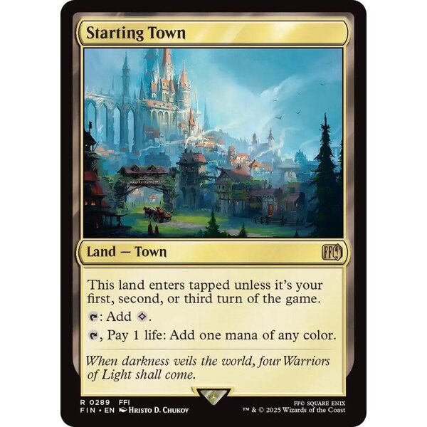 Magic: The Gathering Starting Town (289) Lightly Played