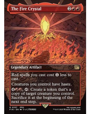 Magic: The Gathering The Fire Crystal (Borderless) (337) Lightly Played
