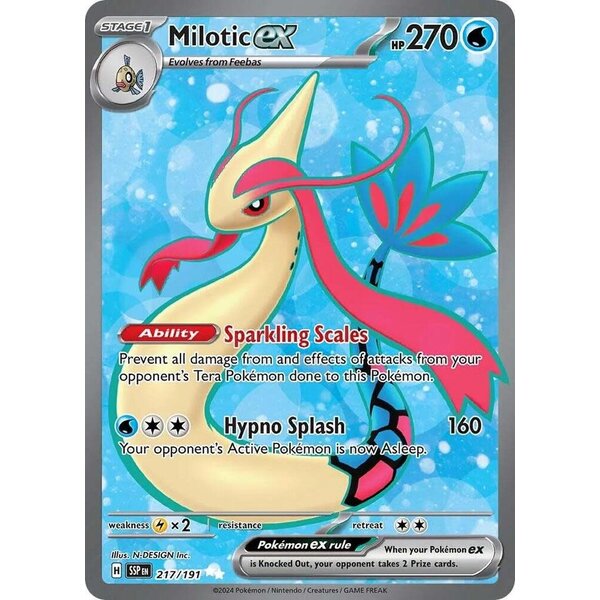 Pokemon Milotic ex (217) Lightly Played Holofoil