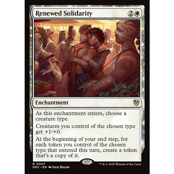 Magic: The Gathering Renewed Solidarity (007) Lightly Played