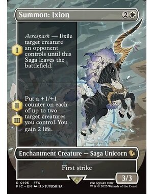 Magic: The Gathering Summon: Ixion (Borderless) (195) Lightly Played