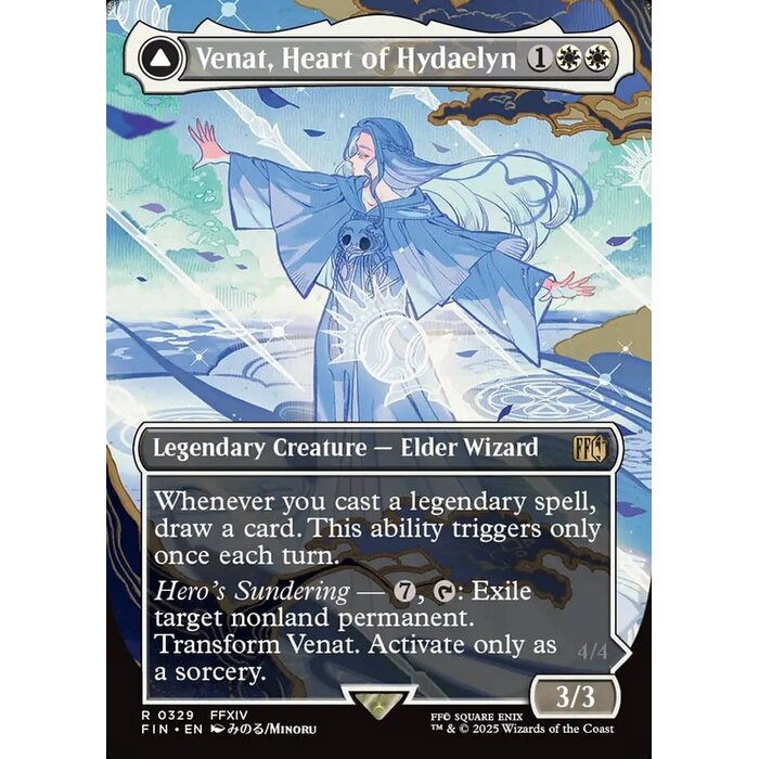 Magic: The Gathering Venat, Heart of Hydaelyn (Borderless) (329) Lightly Played