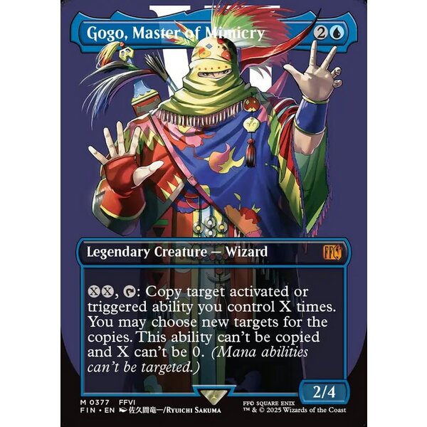 Magic: The Gathering Gogo, Master of Mimicry (377) Lightly Played Foil