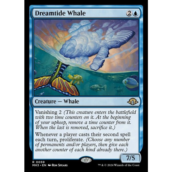 Magic: The Gathering Dreamtide Whale (059) Lightly Played