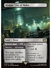 Magic: The Gathering Midgar, City of Mako (Borderless) (313) Lightly Played Foil