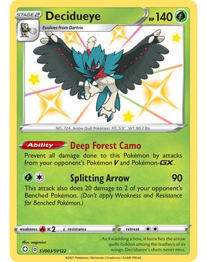 Pokemon Decidueye (SV003) Lightly Played Holofoil