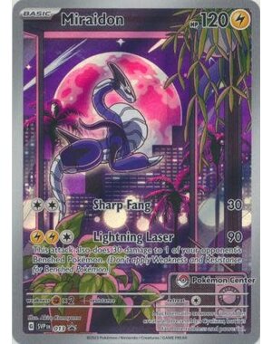 Pokemon Miraidon (Pokemon Center Exclusive) (013) Lightly Played Holofoil