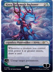 Magic: The Gathering Kiora, Behemoth Beckoner (Rainbow Foil) (1700) Lightly Played