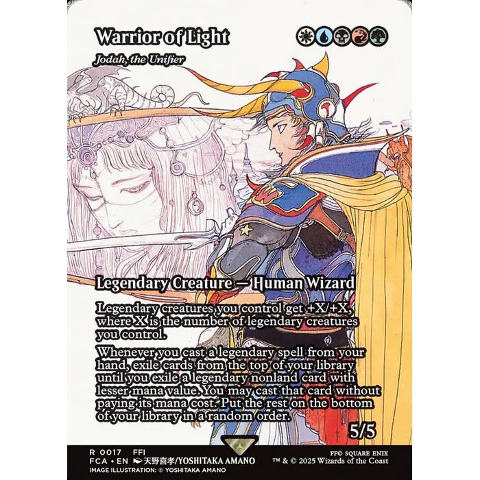 Magic: The Gathering Warrior of Light - Jodah, the Unifier (Showcase) (017) Lightly Played