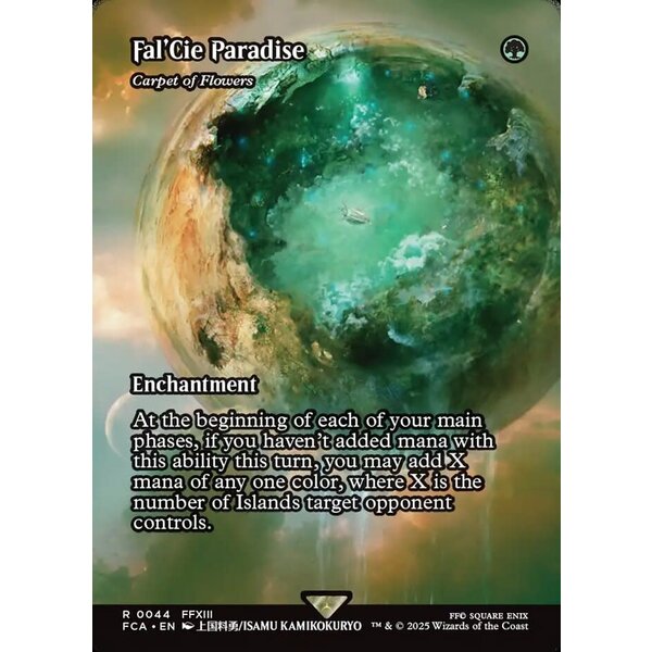 Magic: The Gathering Fal'Cie Paradise - Carpet of Flowers (Showcase) (044) Lightly Played