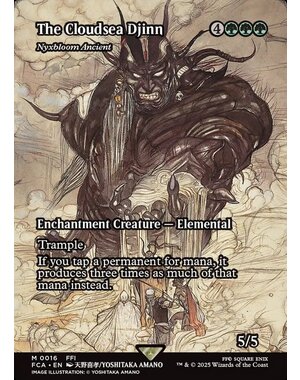 Magic: The Gathering The Cloudsea Djinn - Nyxbloom Ancient (Showcase) (016) Near Mint