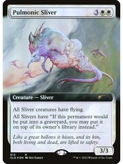 Magic: The Gathering Pulmonic Sliver (Extended Art) (613) Lightly Played Foil
