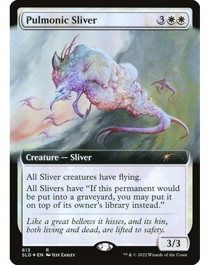 Magic: The Gathering Pulmonic Sliver (Extended Art) (613) Lightly Played Foil