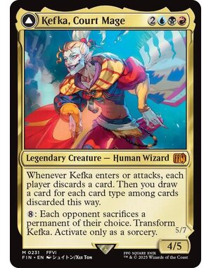 Magic: The Gathering Kefka, Court Mage (231) Lightly Played