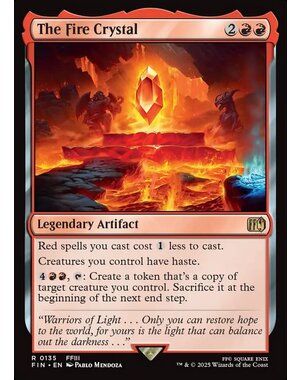 Magic: The Gathering The Fire Crystal (135) Lightly Played
