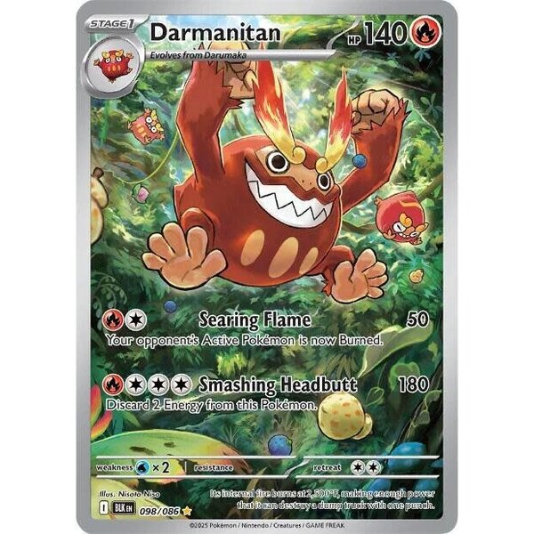 Pokemon Darmanitan (098) Lightly Played
