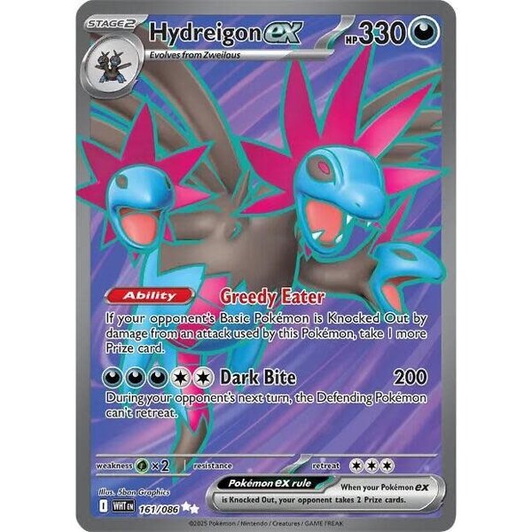 Pokemon Hydreigon ex (161) Lightly Played Holofoil