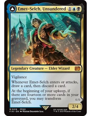 Magic: The Gathering Emet-Selch, Unsundered (218) Lightly Played