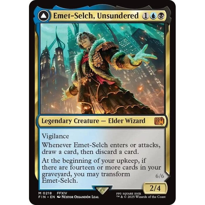 Magic: The Gathering Emet-Selch, Unsundered (218) Lightly Played