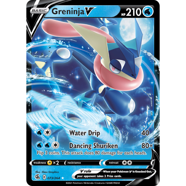 Pokemon Greninja V (073) Lightly Played Holofoil