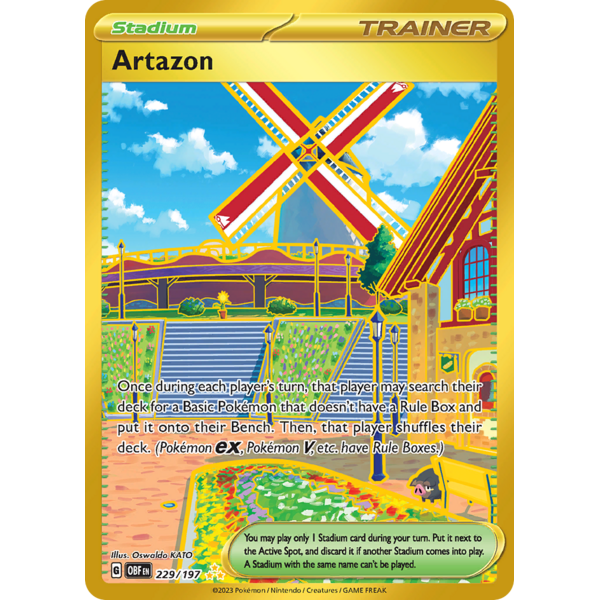 Pokemon Artazon (229) Lightly Played Holofoil
