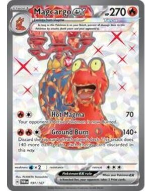 Pokemon Magcargo EX (191) Lightly Played Holofoil