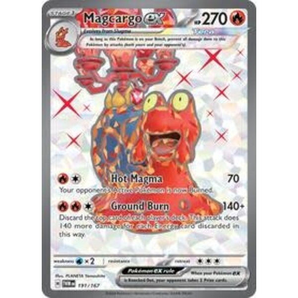 Pokemon Magcargo EX (191) Lightly Played