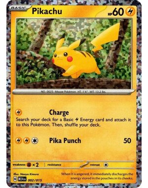 Pokemon Pikachu (002) Lightly Played Holofoil