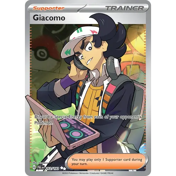Pokemon Giacomo (252) Lightly Played