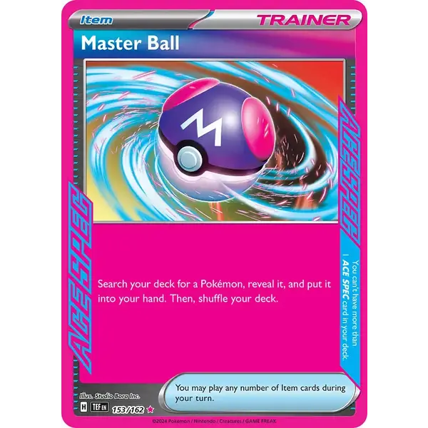 Pokemon Master Ball (153) Lightly Played