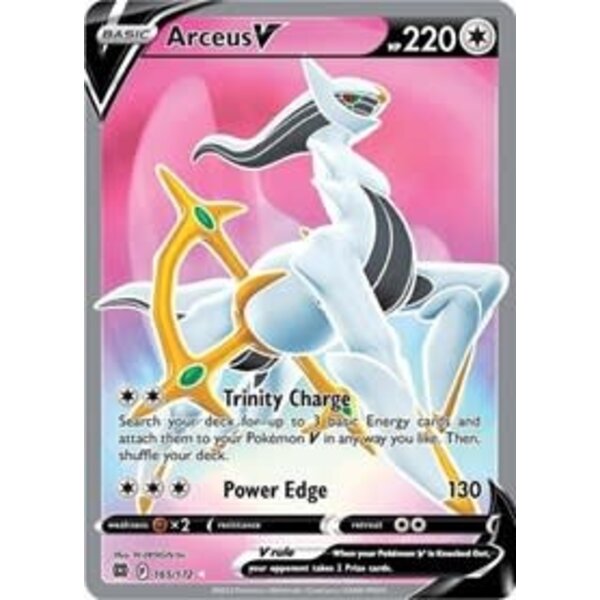 Pokemon Arceus V (Full Art) (165) Lightly Played Holofoil